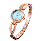 Rose Gold Women Bracelet Wristwatch