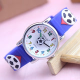 Football Design Children Wristwatch