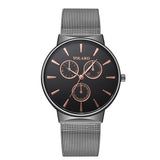Stainless Steel Quartz Men Wristwatch