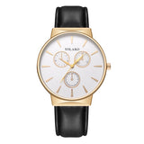 Classic Quartz Stainless Steel Men Wristwatch