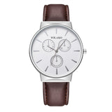 Classic Quartz Stainless Steel Men Wristwatch