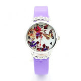 Butterfly Design Children Wristwatch