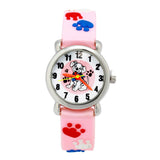 Waterproof Dog Footprints Design Children Wristwatch